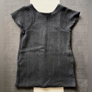 Wray | Black heavy cotton dress or tunic - size 8-10